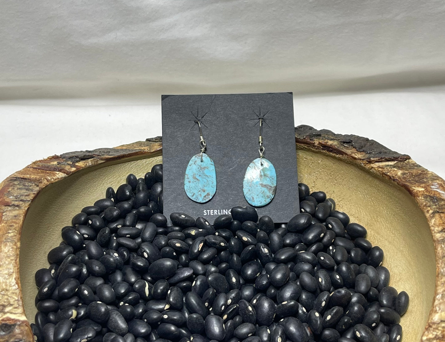 Turquoise Slab Earrings