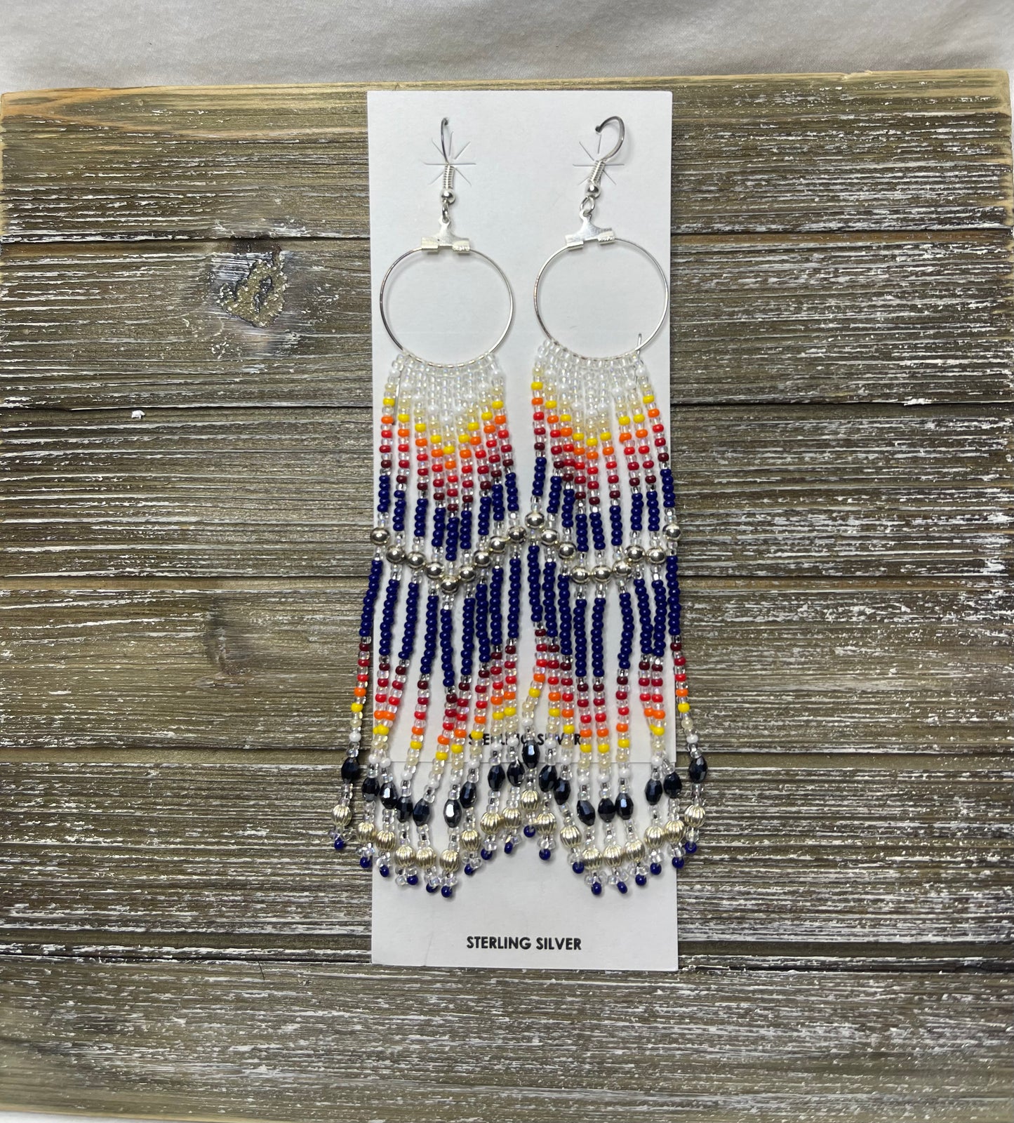 Beaded Tassel Earrings