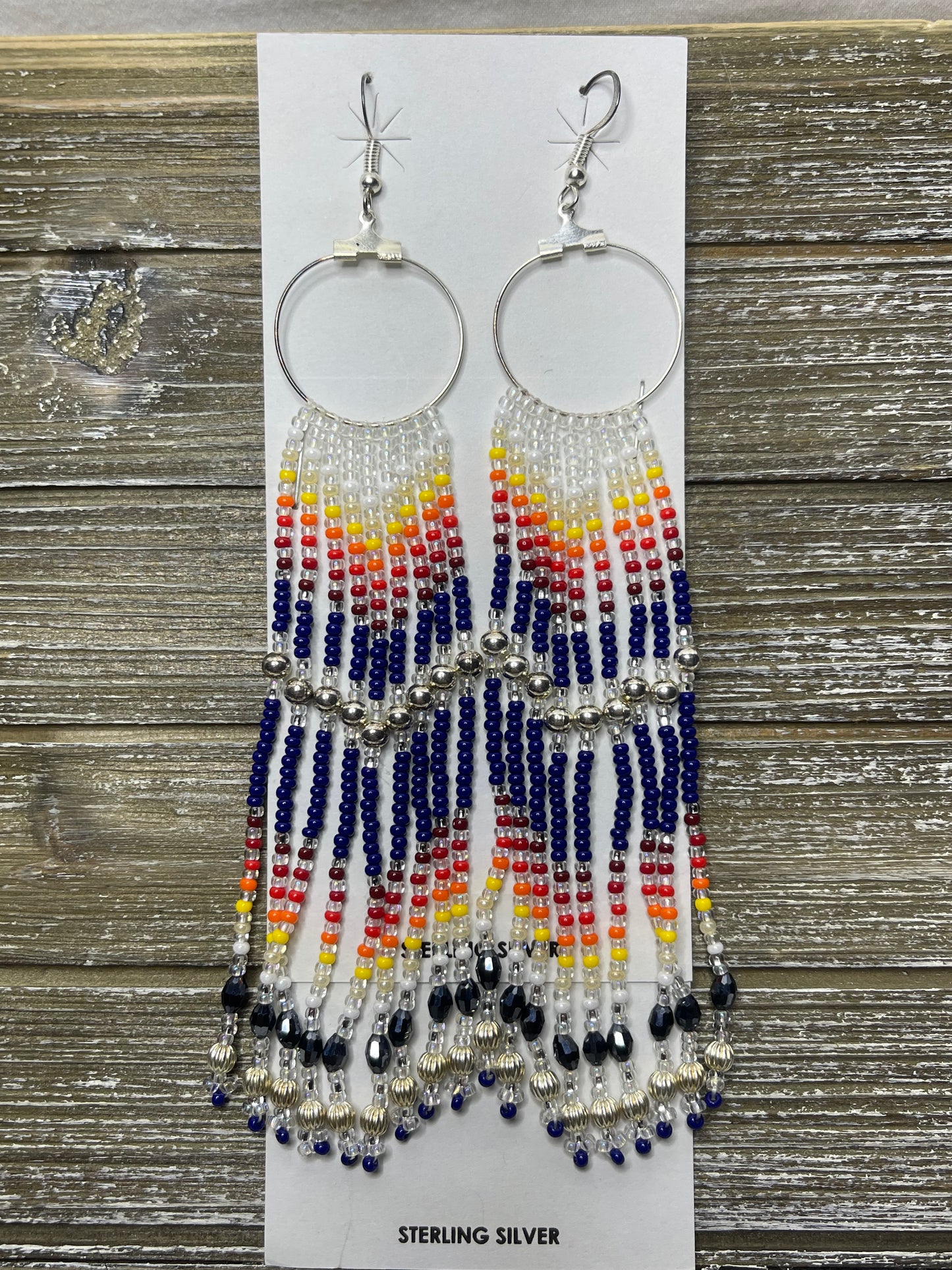 Beaded Tassel Earrings