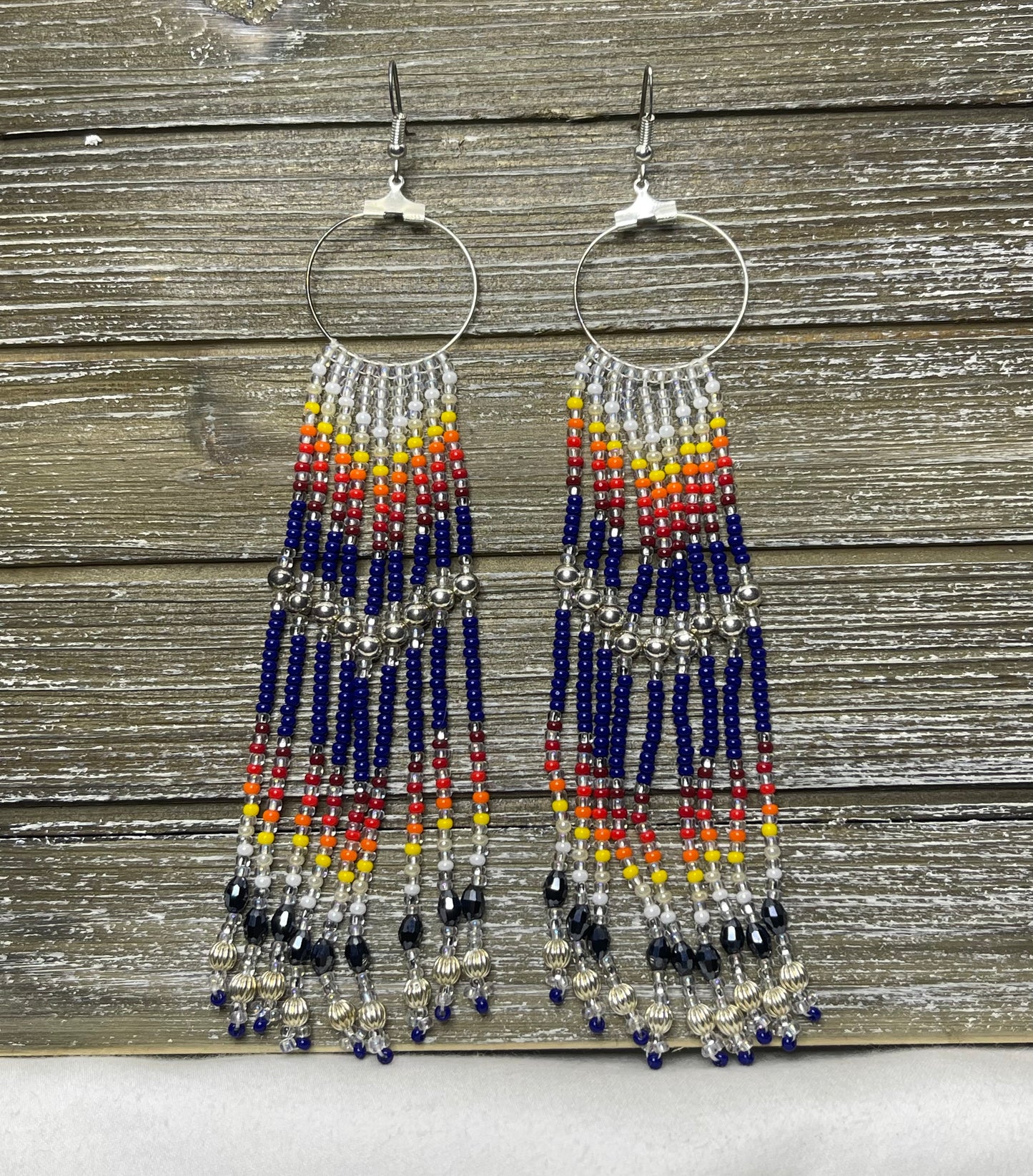 Beaded Tassel Earrings