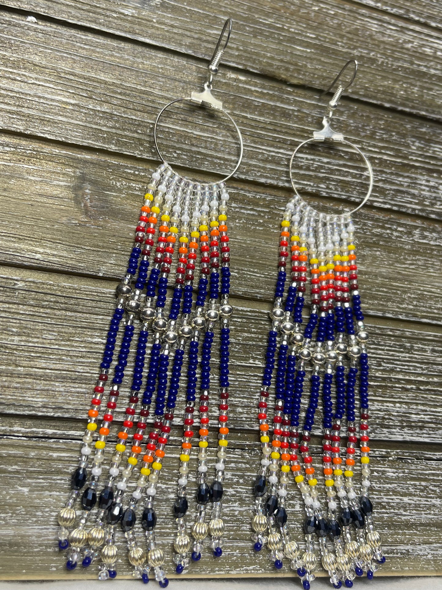 Beaded Tassel Earrings