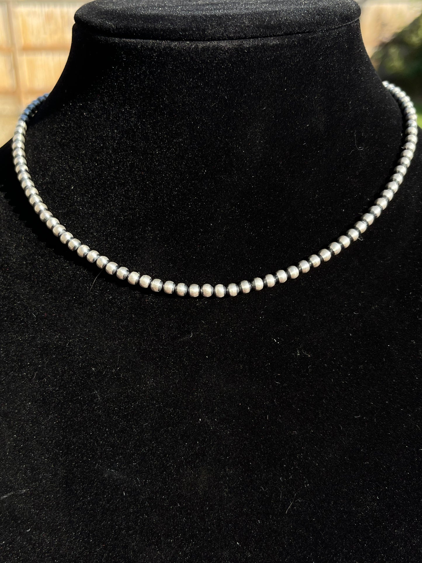 4mm Pearls 16" Necklace with Adjustable Clamp