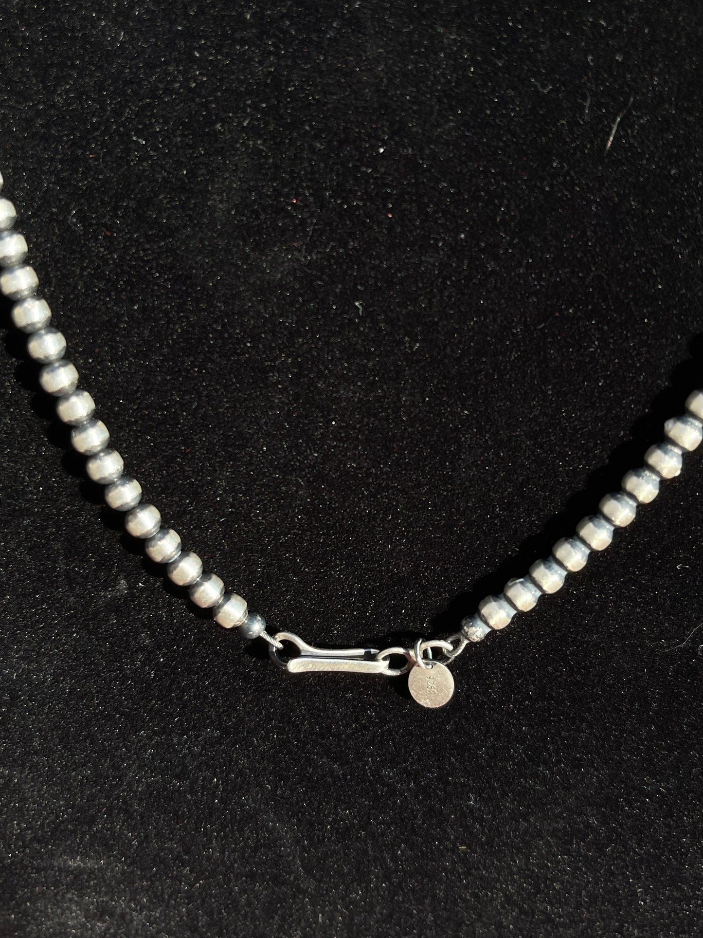 4mm Navajo Pearls 24 Necklace