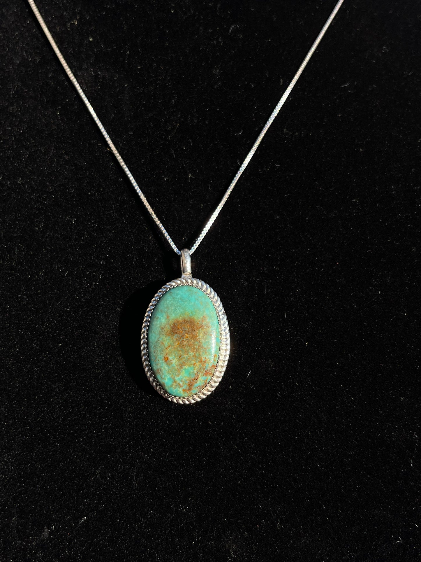 Single Stone Turquoise Necklace