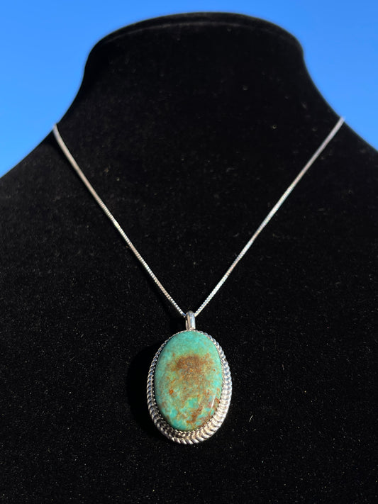 Single Stone Turquoise Necklace